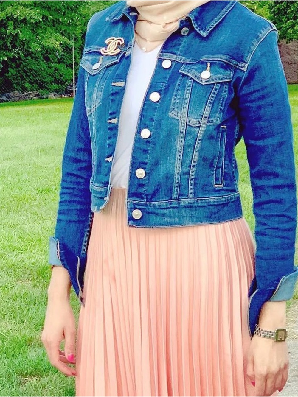 Zara Blue Denim Jacket - Picture 5 of 5
